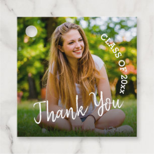 Abschlussfoto 2026 Danke für die Abschlussfeier Geschenkanhänger
