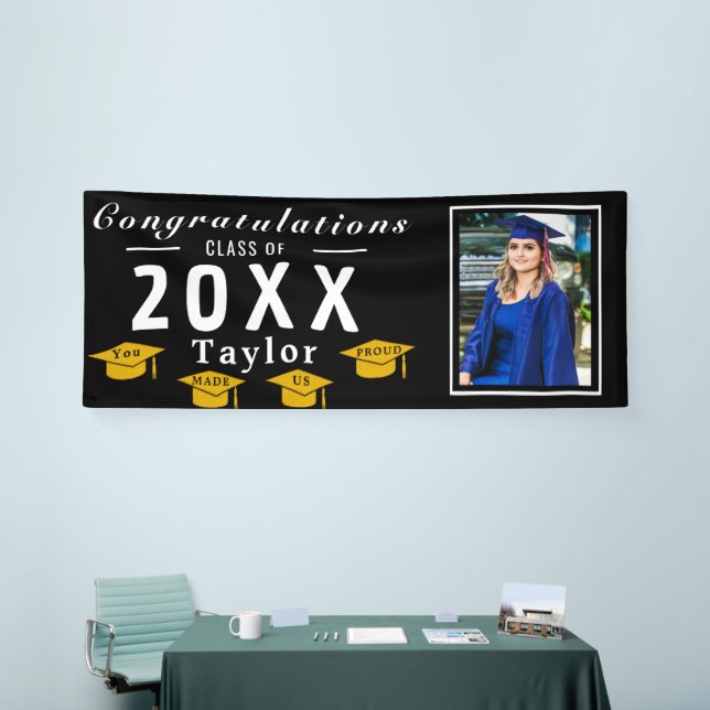 Abschlussfoto-Banner - Personalisierte Gratulation Banner (Messeveranstaltung)