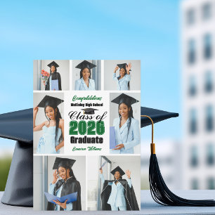 Abschlussfoto-Collage der Green Class von 2026 Ankündigung