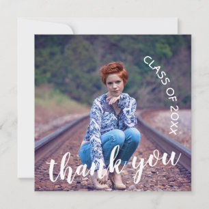 Abschlussfoto der Klasse 2026 Dankeschön Dankeskarte