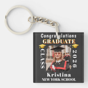Abschlussfoto Diplomierung Gratulation individuell Schlüsselanhänger