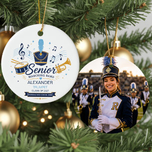 Abschlussfoto für Senior Marching Band Keramik Ornament