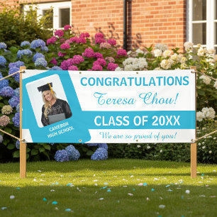 Abschlussfoto Gratulation Türkis ID1291 Banner
