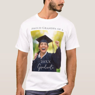 Abschlussfoto Stolz Großvater T-Shirt