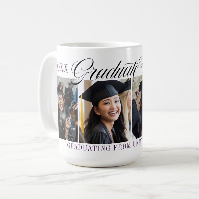 Abschlussfoto-Tasse Kaffeetasse (Vorderseite Links)