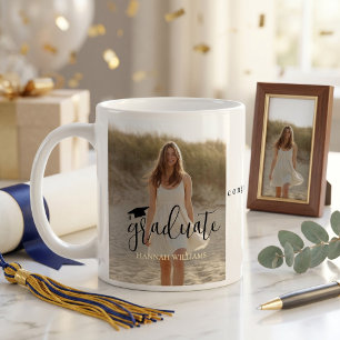 Abschlussfoto-Tasse personalisiert - Gratulation Kaffeetasse