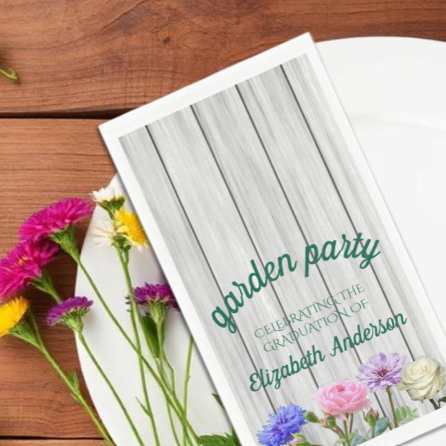 Abschlussgartenparty Serviette (Von Creator hochgeladen)