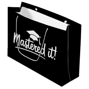 Abschlussgeschenk für den Master-Abschluss Große Geschenktüte
