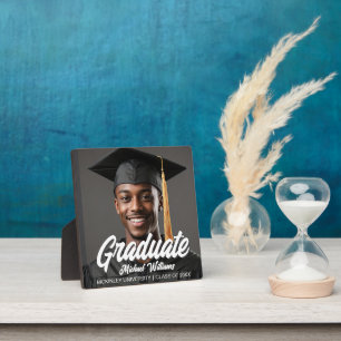 Abschlussgeschenk mit fettem Schriftzug Foto Fotoplatte
