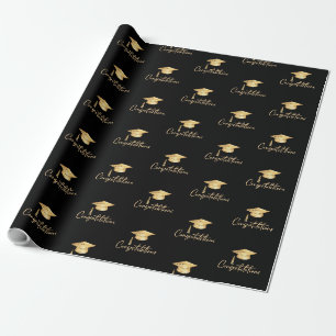 Abschlussgeschenk-Verpackungspapier Gratulation Geschenkpapier