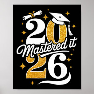 Abschlussgeschenke Master Cl Of 2026 Master-Abschl Poster
