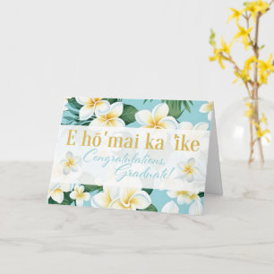 Abschlussglückwünsche auf Hawaiianisch Karte