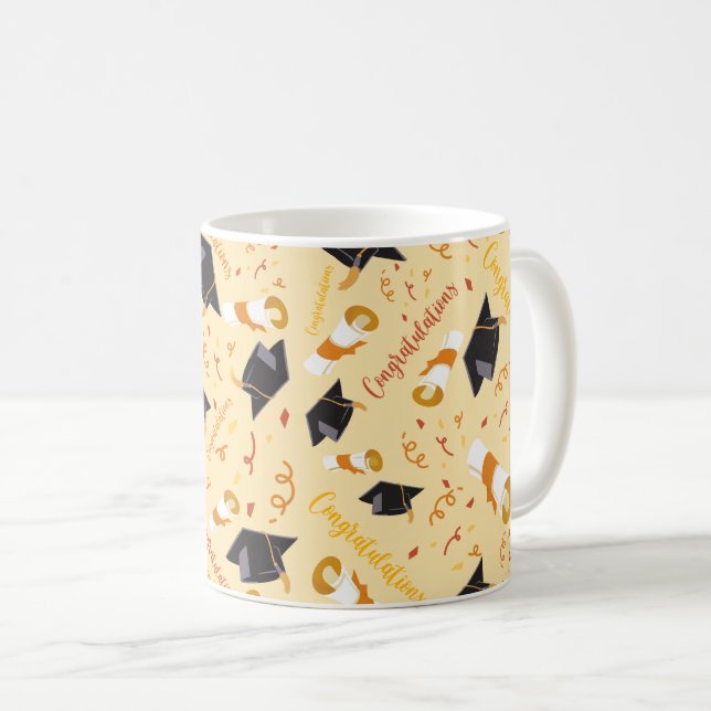 Abschlussglückwünsche Kaffeetasse (VorderseiteRechts)