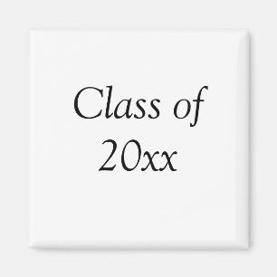 Abschlussglückwünsche Klasse 20xx Name einfügen Te Magnet