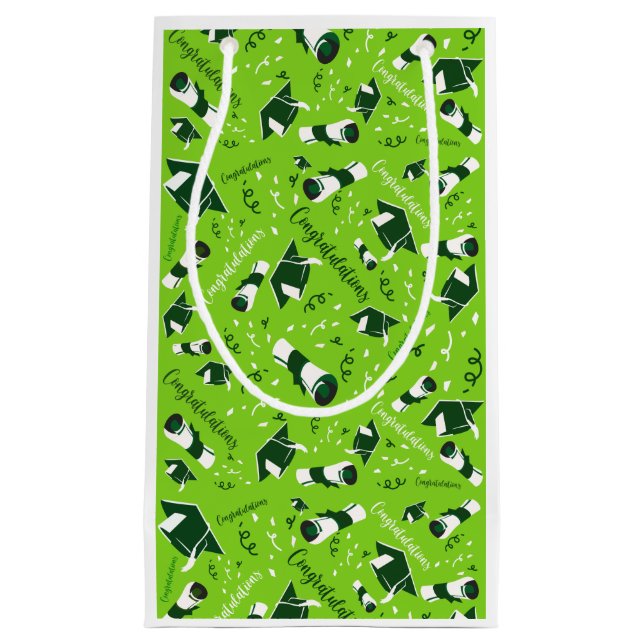 Abschlussglückwünsche Kleine Geschenktüte (Vorderseite)