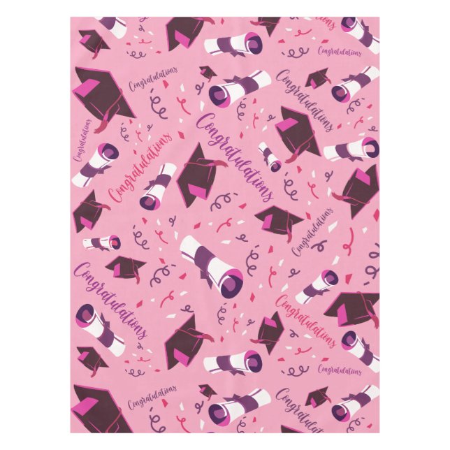 Abschlussglückwünsche Tischdecke (Vorderseite)