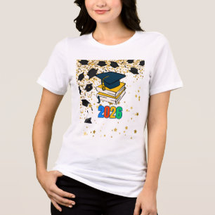 Abschlussgrafik Abitur 2026 - Bildungswesen Tri-Blend Shirt