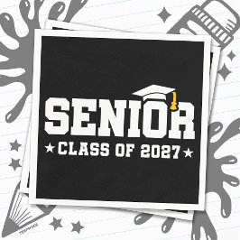 Abschlussjahr Abitur Stolz Klasse 2027 Serviette