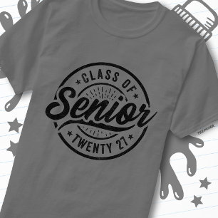Abschlussjahr Schule Retro Senior Klasse 2027 T-Shirt