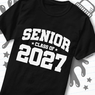 Abschlussjahr Schulstolz Abschlussklasse 2027 T-Shirt