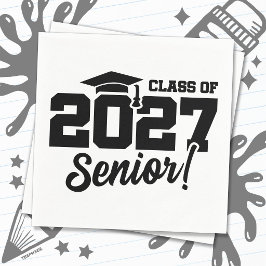Abschlussjahr Stolz Abiturjahrgang 2027 Serviette