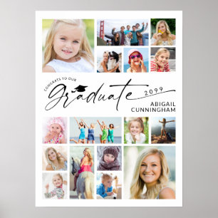 Abschlussjahrgang 16 Foto-Erinnerungstafel Poster