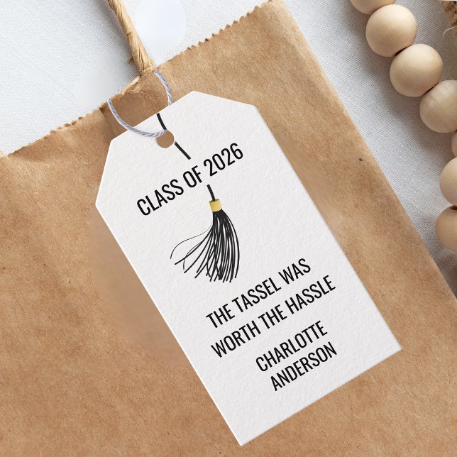 Abschlusskappenquaste-Papier Geschenkanhänger (Von Creator hochgeladen)