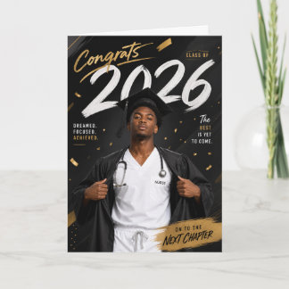 Abschlusskarte für Krankenpfleger 2026 - Afroameri Karte