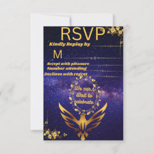 Abschlusskarte für Zahnarzthelferin in Navyblau  RSVP Karte