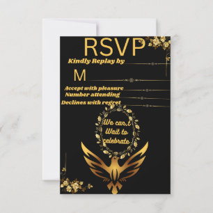 Abschlusskarte für Zahnarzthelferin   Schwarz & Go RSVP Karte