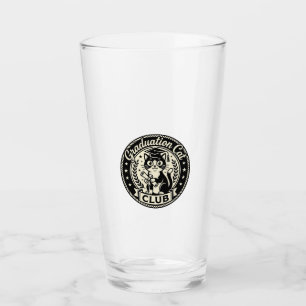 Abschlusskatze Lustige Katzen Grafik - Abschlusska Glas