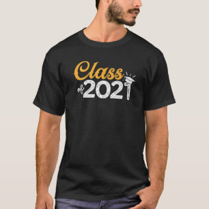 Abschlussklasse 2021 Abitur Senior Absolvent Männe T-Shirt