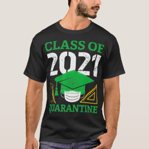 Abschlussklasse 2021 Senior Face Mask Quaranti T-Shirt