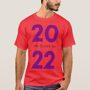 Abschlussklasse 2022 Absolvent Simple Typografie L T-Shirt