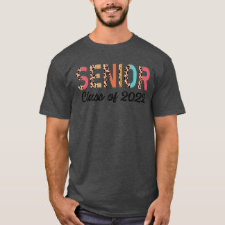 Abschlussklasse 2022 Leopard-Seniors T-Shirt
