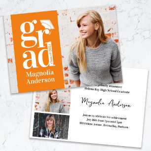 Abschlussklasse 2024 GRAD Multi-Foto-Abschlussfeie Ankündigung