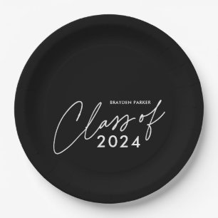 Abschlussklasse 2024 Skript-Abschlussfeier Pappteller