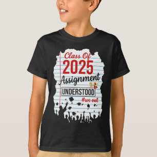 Abschlussklasse 2025 Abschluss College Graduierten T-Shirt