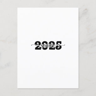 Abschlussklasse 2025 der Oberstufe 2025 Schule Feiertagspostkarte