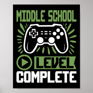 Abschlussklasse 2025 kompletter Gamer Cl auf Mitte Poster