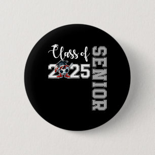 Abschlussklasse 2025 Senior Dabbing Fußball Laufst Button