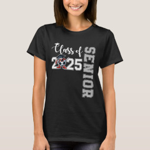 Abschlussklasse 2025 Senior Dabbing Fußball Laufst T-Shirt