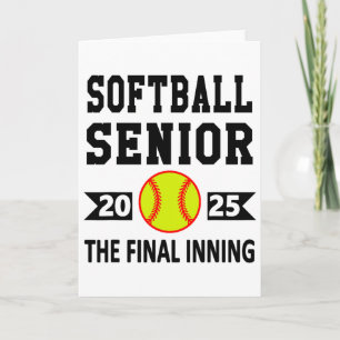 Abschlussklasse 2025 Softll Senior Night Abschluss Karte