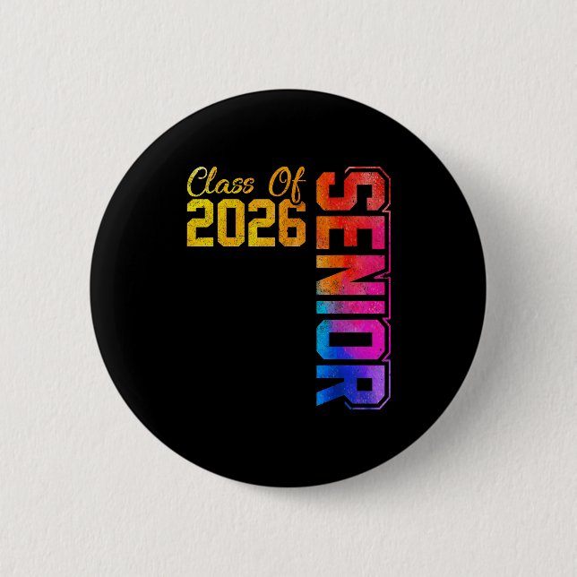 Abschlussklasse 2026 Abitur Button (Vorderseite)