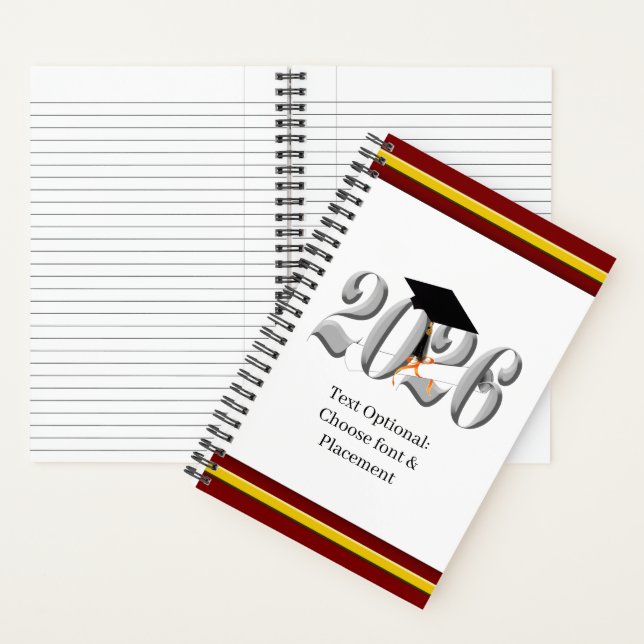 Abschlussklasse 2026 Abitur Notizbuch (Innen)