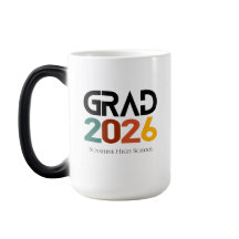 Abschlussklasse 2026 Abitur Retro Vintage Minimali