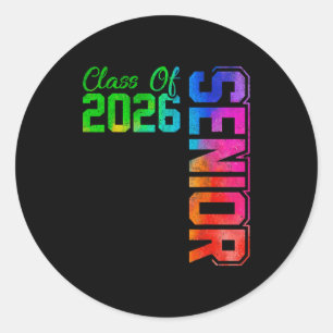 Abschlussklasse 2026 Abitur Runder Aufkleber
