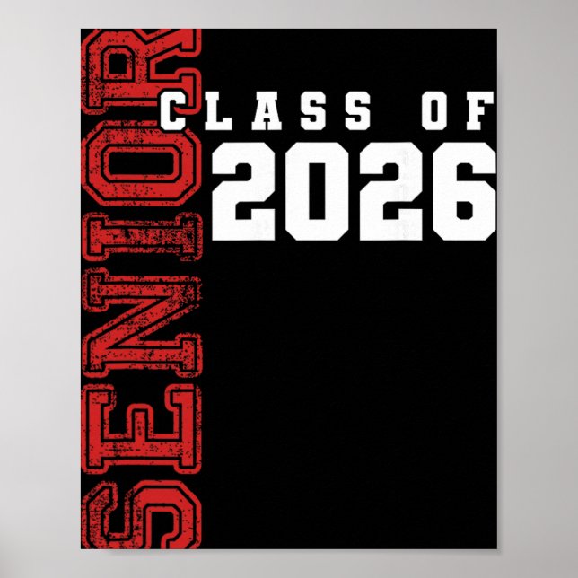 Abschlussklasse 2026 Abschluss Abs 26 Poster (Vorne)