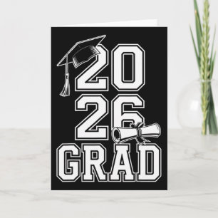 Abschlussklasse 2026 Abschluss Senior Grad Design  Karte