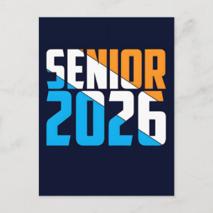 Abschlussklasse 2026 Abschluss-Stolz-Design Feiertagspostkarte